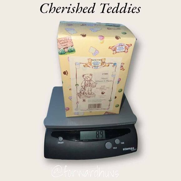 Enesco Cherished Teddies Club Member Figurine - "Mayor Wilson T. Beary" (1995) - Picture 8 of 9